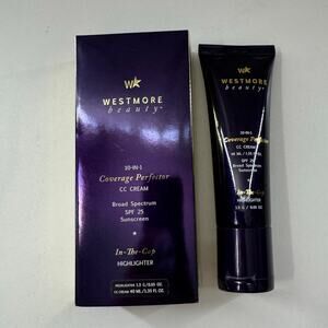 Westmore Beauty 10-In-1 Coverage Perfector CC Cream Highlighter .135 oz FAIR